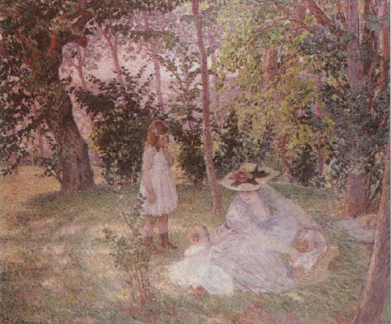 Henry Lebasques Picnic on the Grass Norge oil painting art